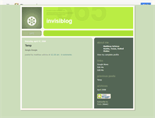 Tablet Screenshot of invisiblog.invisihosting.com